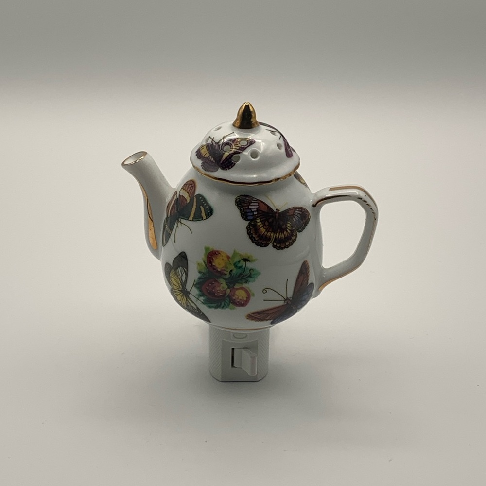 Butterfly Teapot Night Light